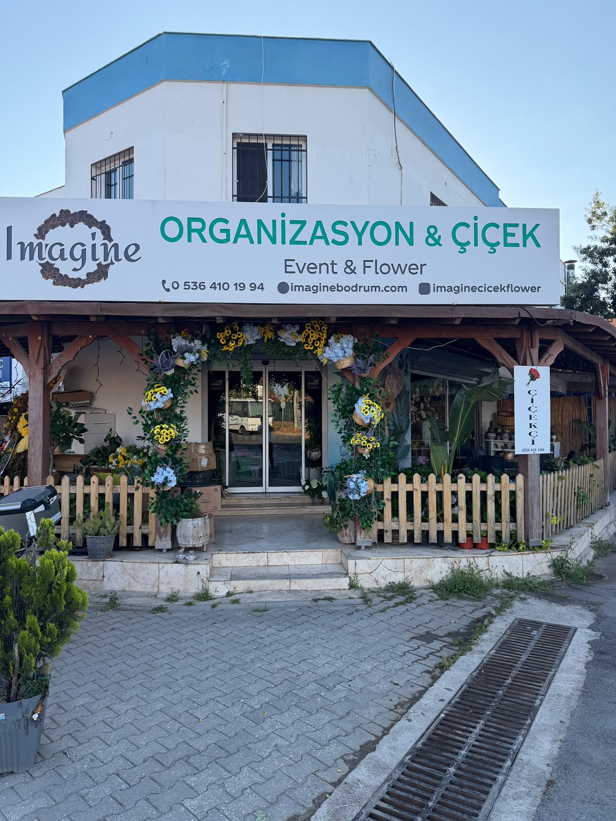 İmagine Çiçek & Organizasyon kır düğünü mekanı — Bodrum