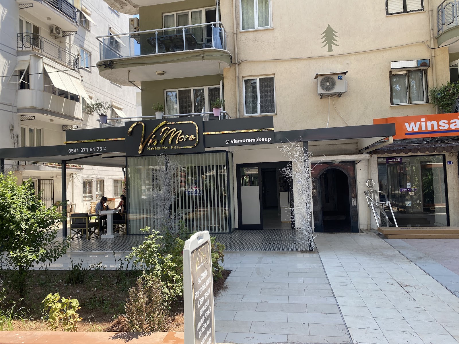 Via more saç makyaj türban salonu